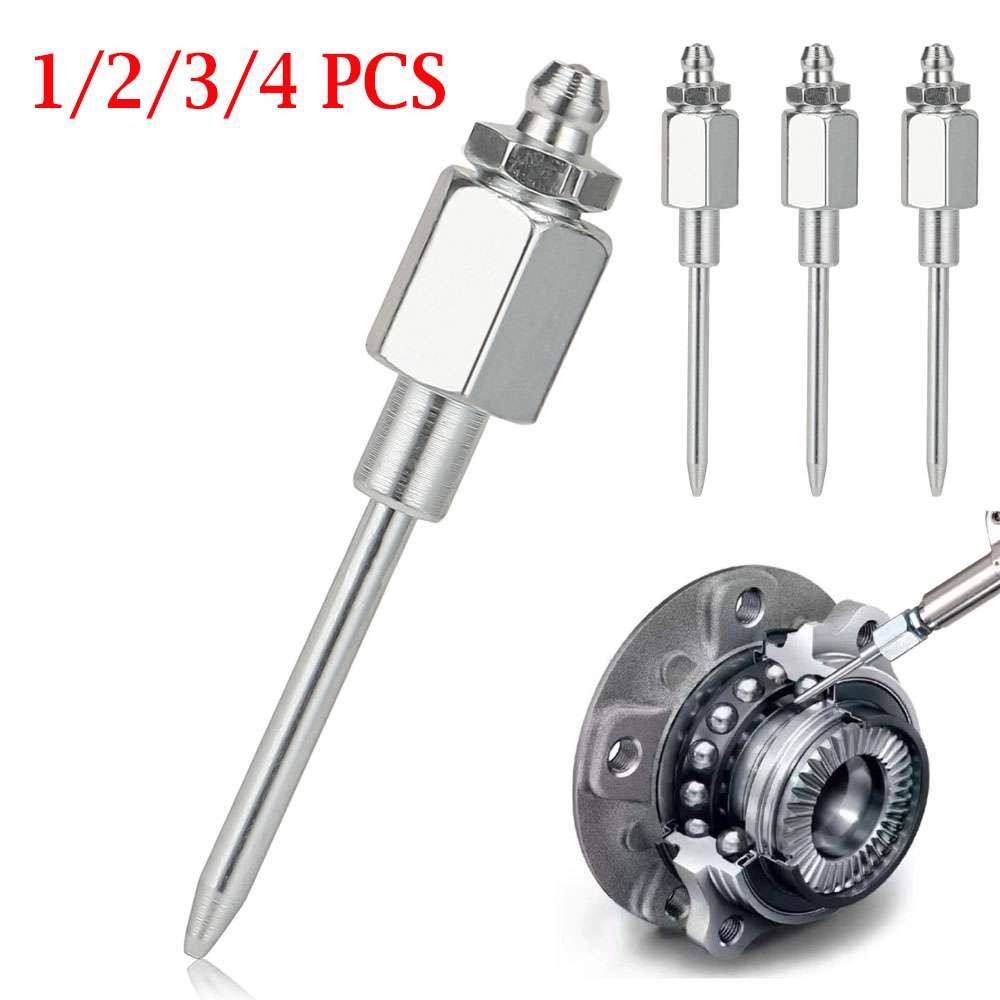 Grease Gun Accessory, Silver Grease Needle Tips Needle Nose Grease Dispenser