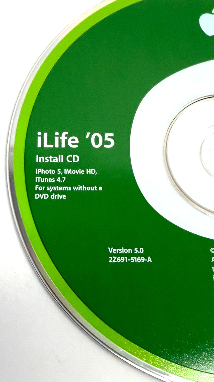 Vintage Apple Mac iLife '05 Install DVD/CD - v5.0