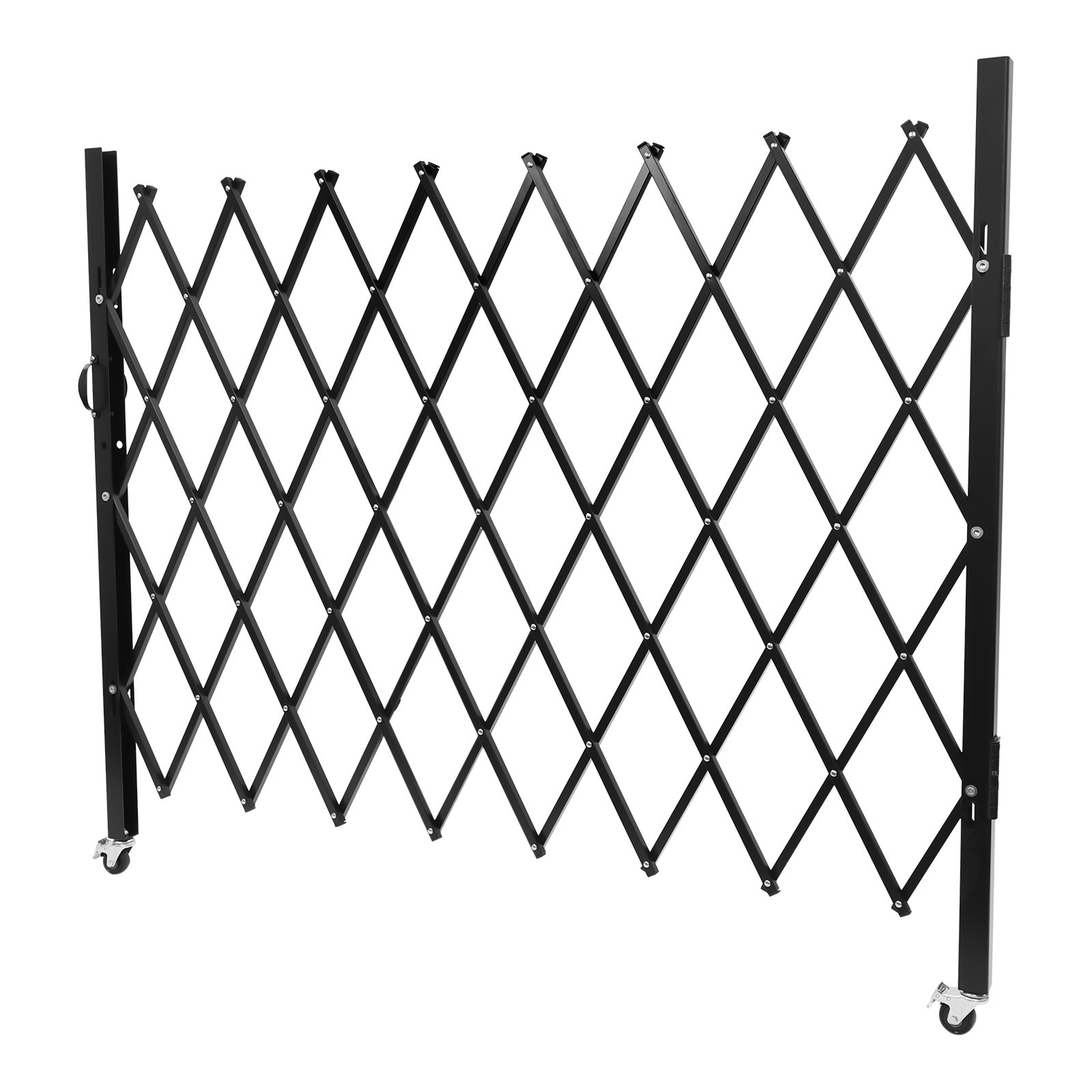 Single Folding Security Gate Rolling Barricade Gate Accordion Security Gate