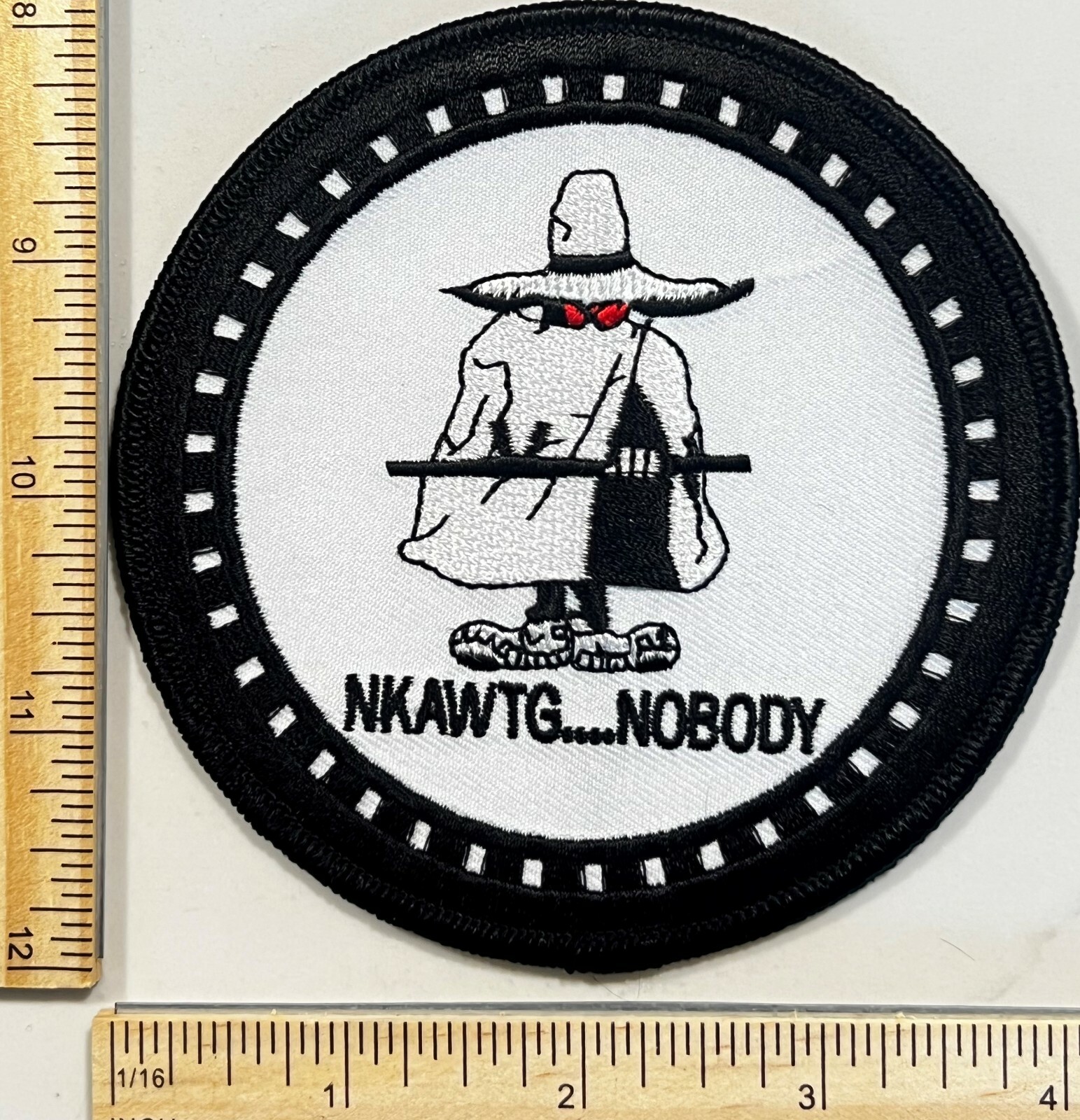 RARE - BLACK OPS MILITARY PATCH – NKAWTG…NOBODY BLACK OPS AIR REFUELING SQUADRON