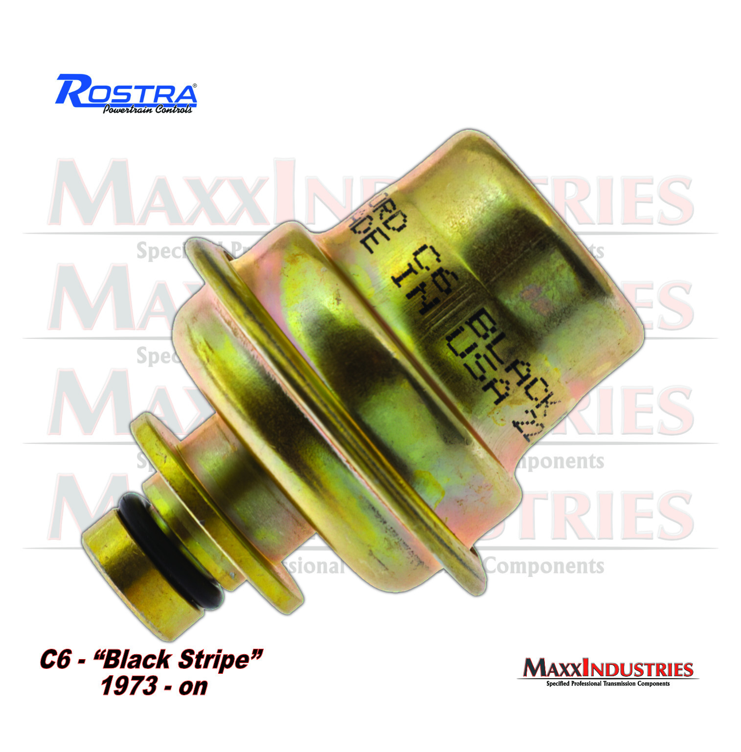1973-up C6 Transmission Vacuum Modulator Black Stripe