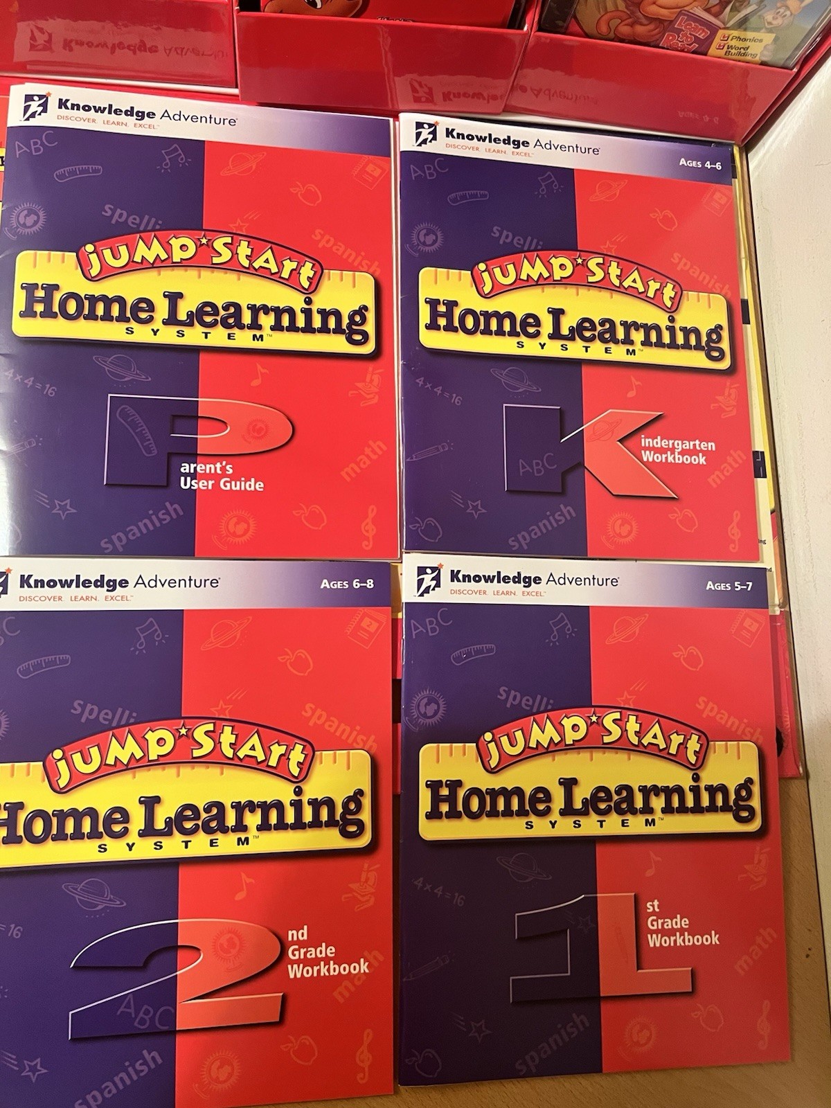 vintage JumpStart Learning System 12 CD-ROM Box Set Missing One CD Most Sealed.
