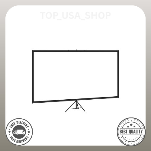 Tripod Projector Screen with Stand 60 inch 16:9 Format 4K HD Portable