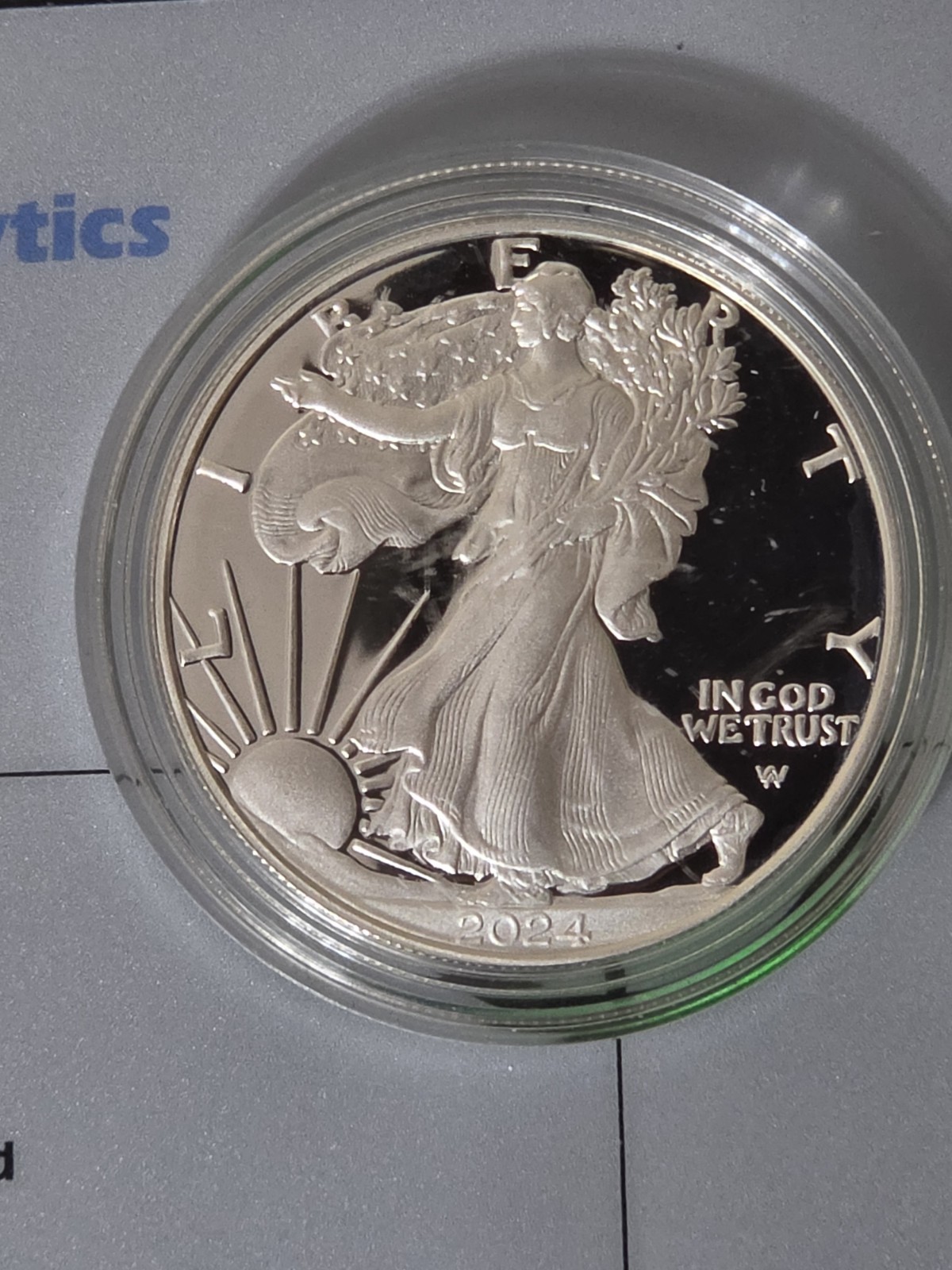 2024 Proof American Silver Eagle - *Super Deep Cameo ***Coin Only ***