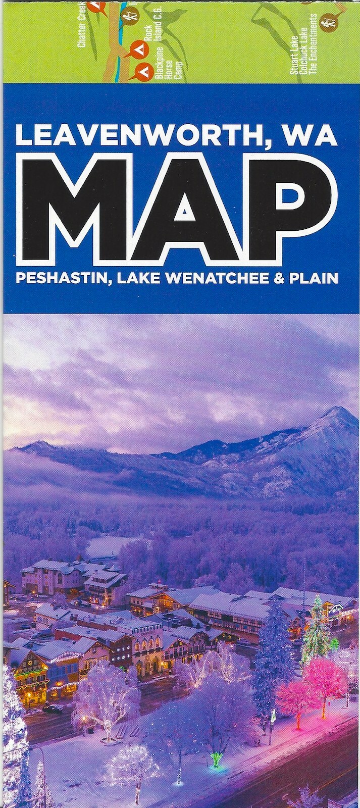 City Map of Leavenworth, Washington. Downtown & Regional Map, by Leavenworth CC