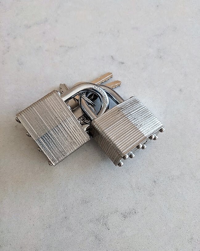 Padlock, Keyed Same, Standard Shackle Type 49JT91 (Set of 2)
