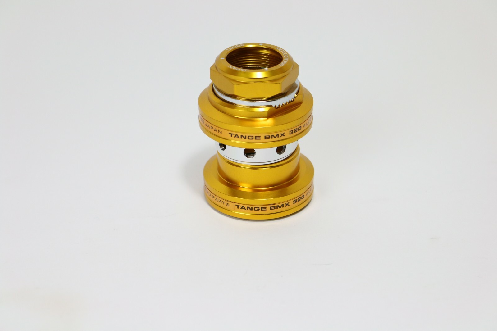 Tange MX 320 headsets Gold Anodized 1" threaded old school BMX NIB