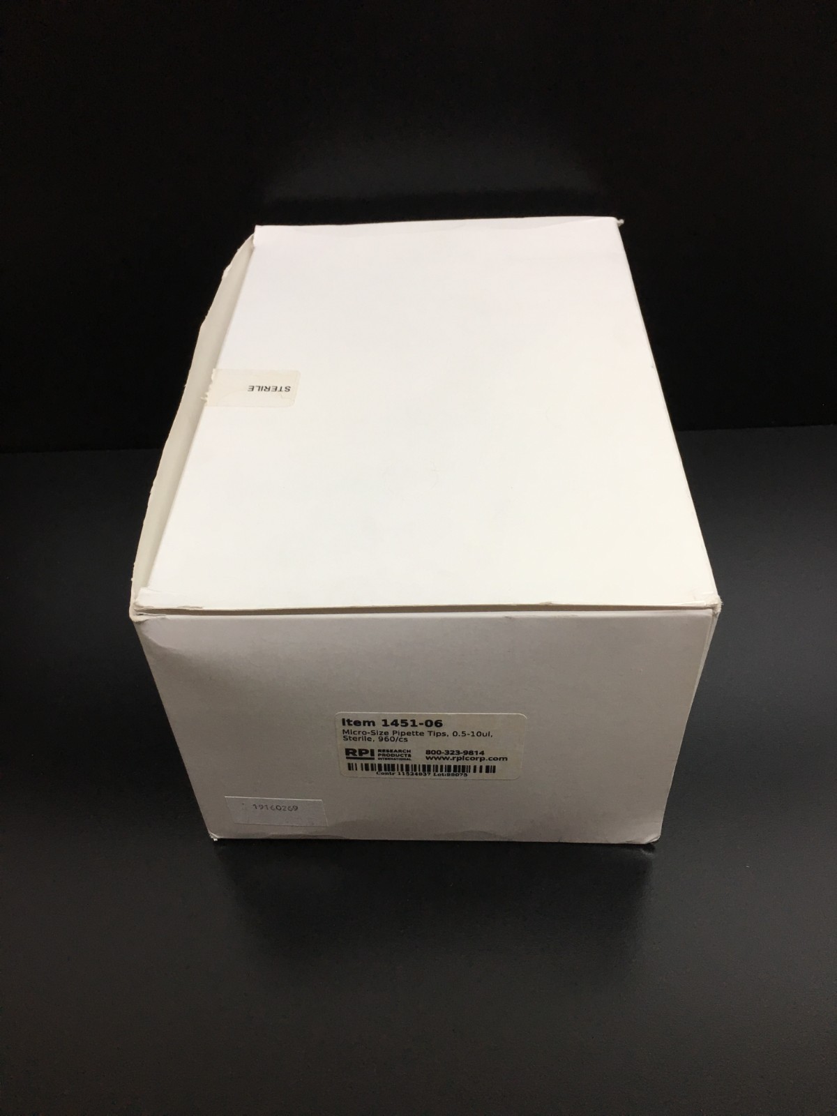 RPI Research Products Cat No 1451-06 Micro-Size Pipette Tips 0.5-10µl