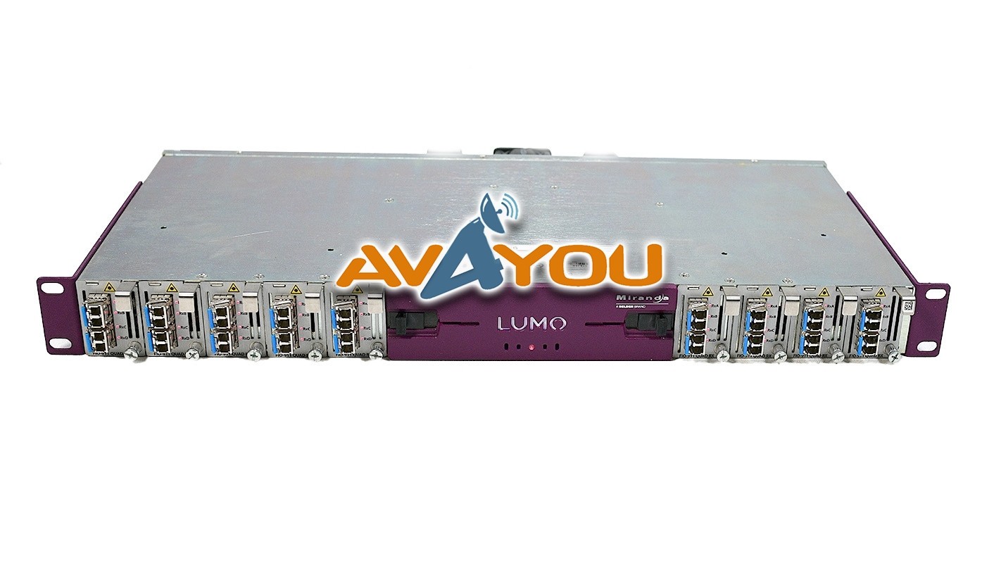 Miranda GV Lumo BNC FIO-911 18x 3G-Fiber-3G Video Converters SFP RR Receivers