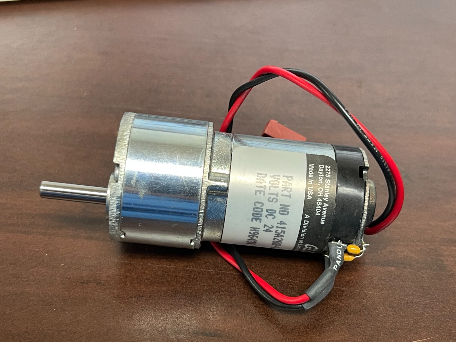 Globe 24VDC Gear Head Stepper Motor 415A415A288-3