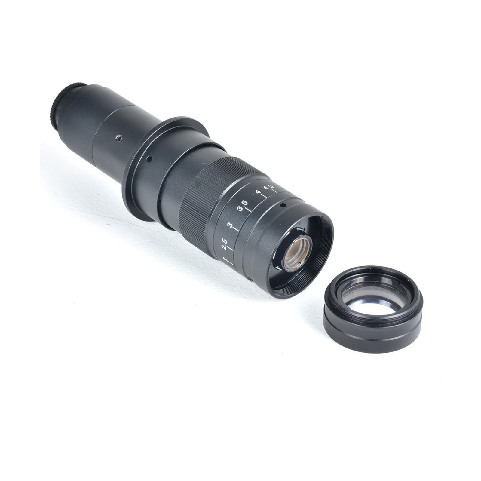 0.5X Stereo Microscope Auxiliary Barlow Lens Big Attachment Objective Lens