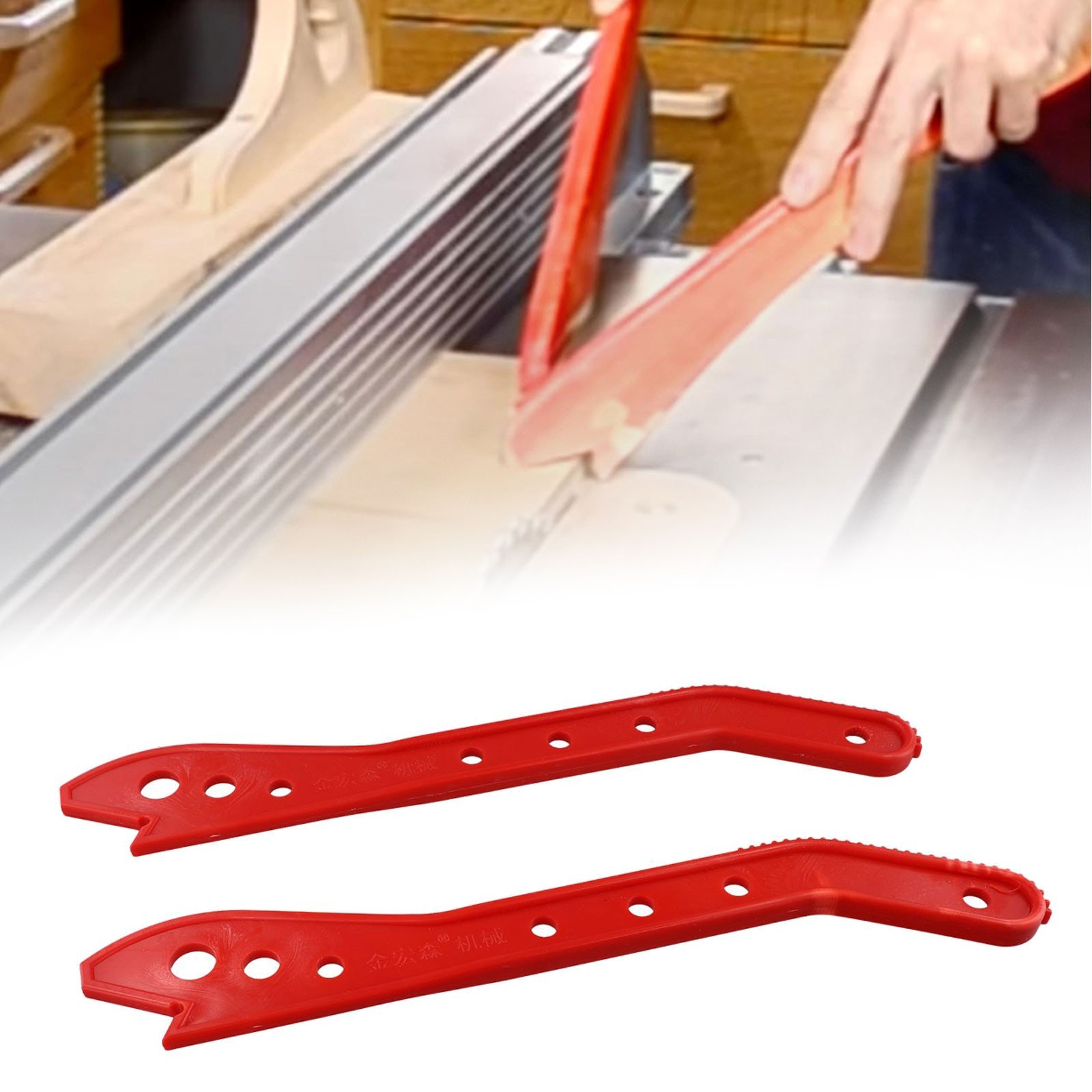 Table Saw Pusher Woodworking Projects Increased Visibility Comfortable Grip
