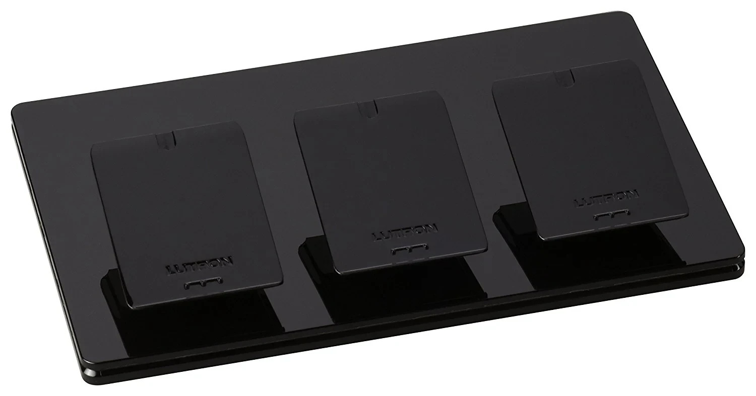 🔥Lutron Caseta Triple Pedestal for Pico Remotes, Black (L-PED3-BL) Retail Box🔥