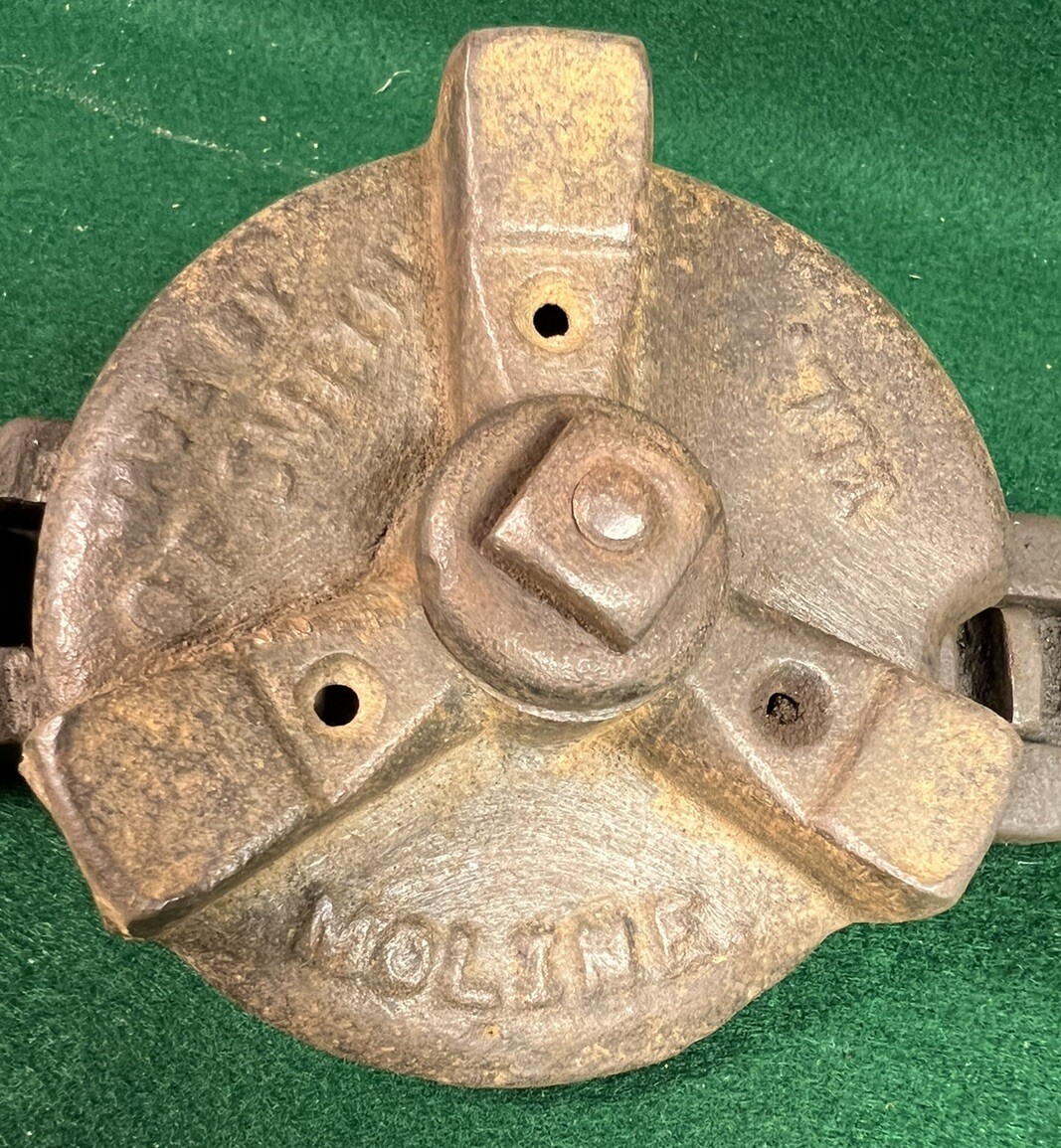 Rare Antique O.F. Smith Push Pull Tool Moline Illinois