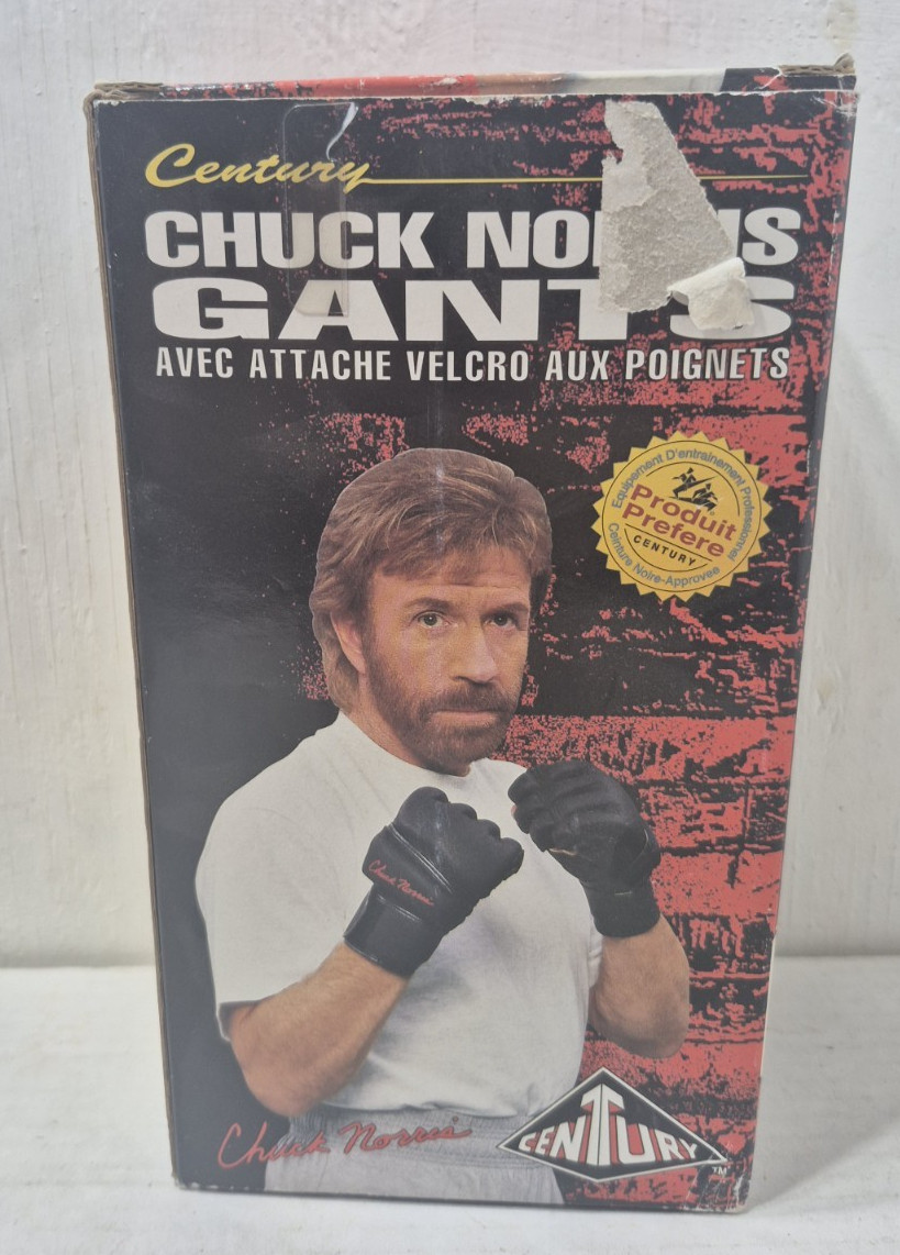 CENTURY CHUCK NORRIS SPARRING GLOVES BOXING MARTIAL ARTS Size Small S