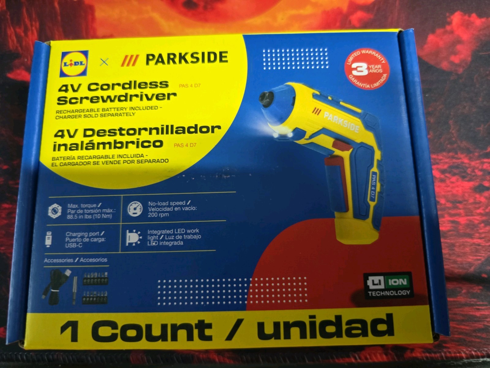 Lidl Edition - Parkside 4v Cordless Screwdriver