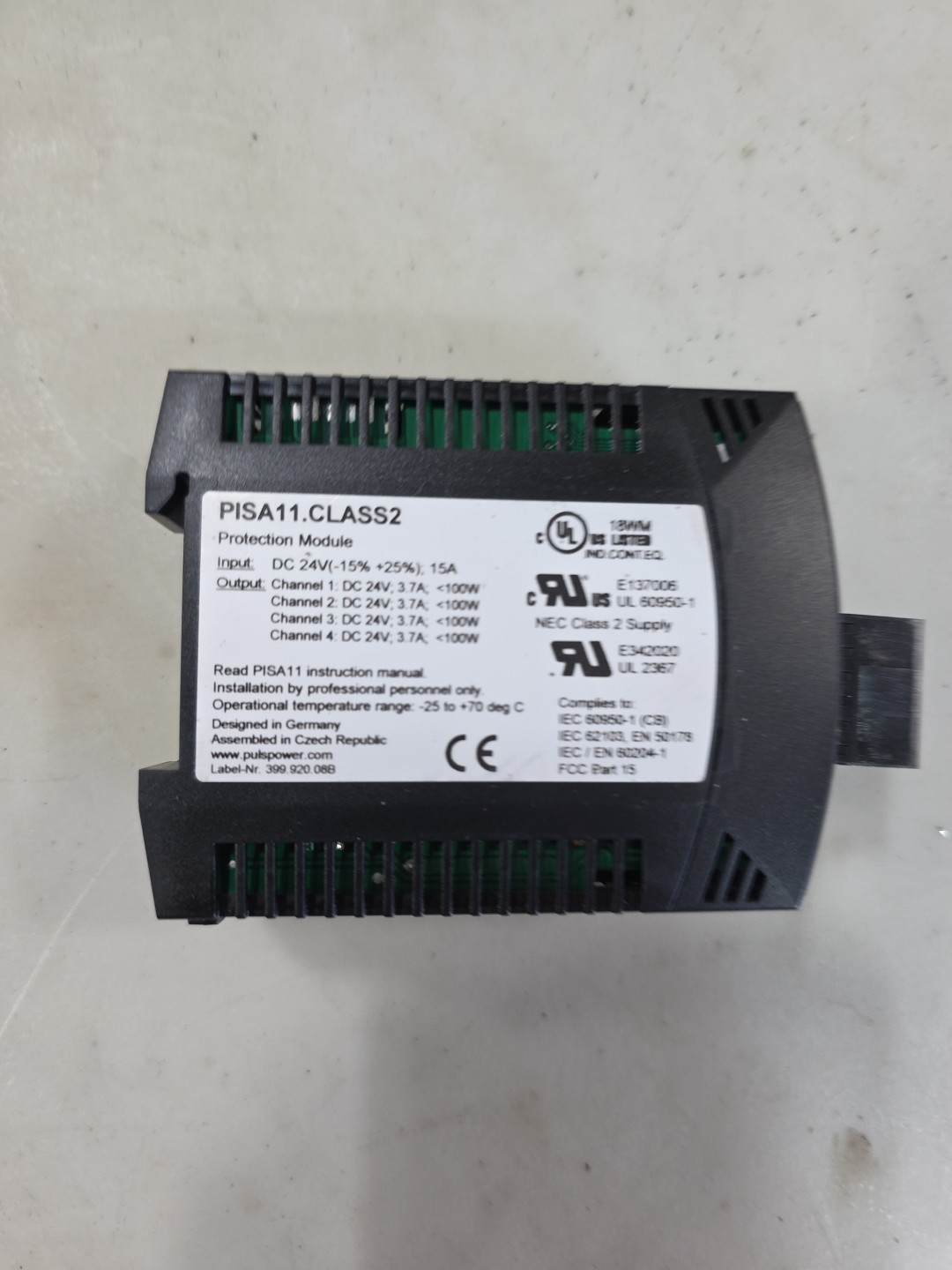 PULS DIMENSION Protection Module PISA11.CLASS2