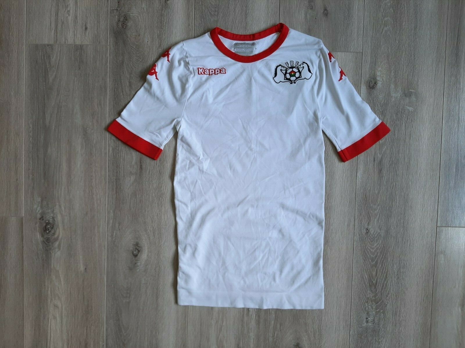 Burkina Faso Football Shirts Kappa Soccer Player Issue Camiseta S