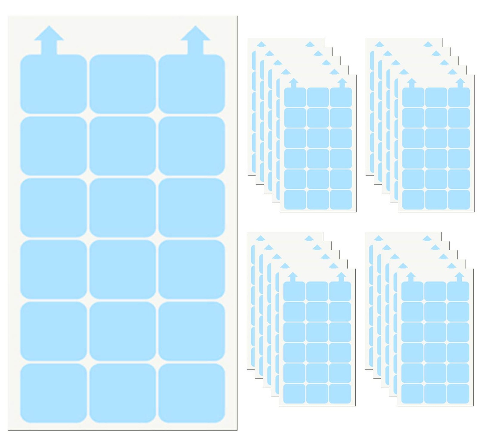TINDTOP 20 Pack Replacement Glue Boards for Dynatrap DT3009 Blue - 20 PCS