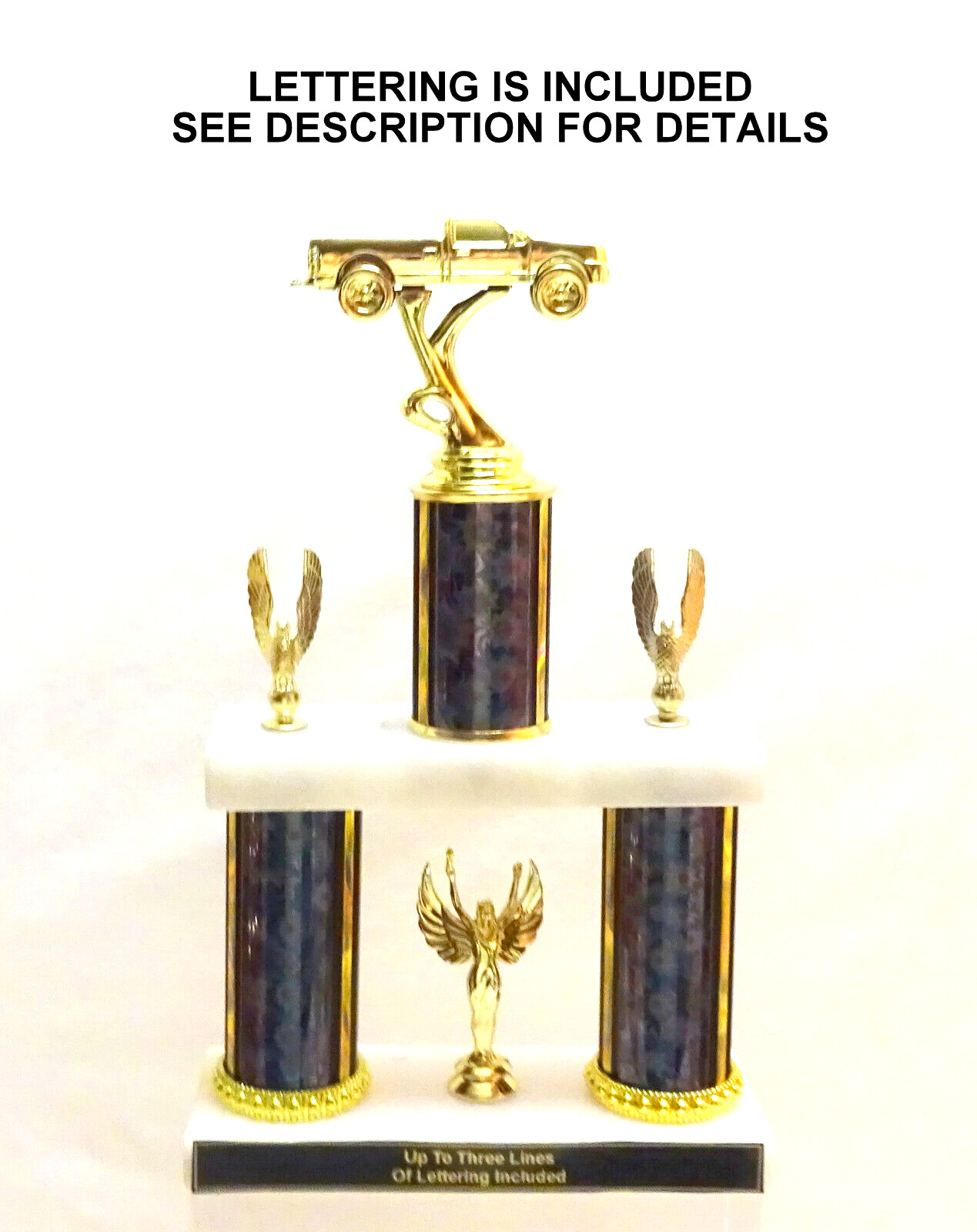 PICK UP TRUCK, TRUCK SHOW  2 POST TROPHY .... EIGHT COLORS