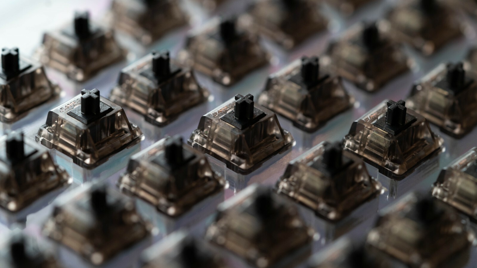 Gateron Ink Black Linear Switches V2, Lubed and Filmed (100 Count)
