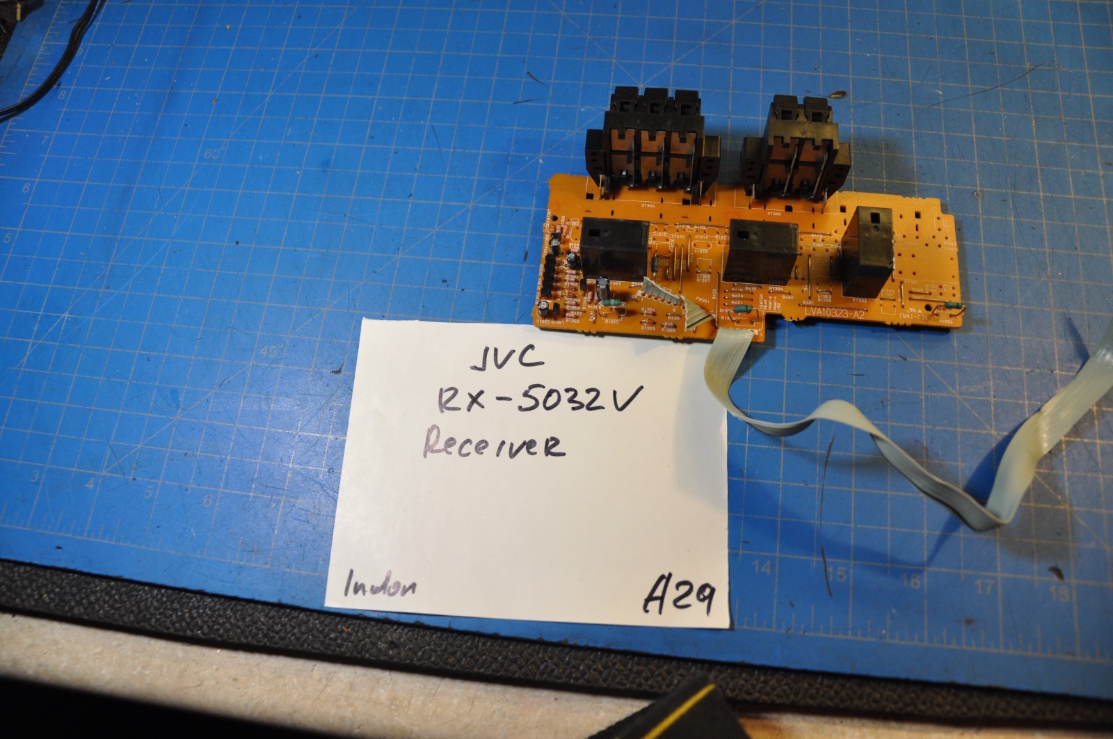 JVC RX-5032V Receiver Replacement Parts Cir Board Part # LVA10323-A2