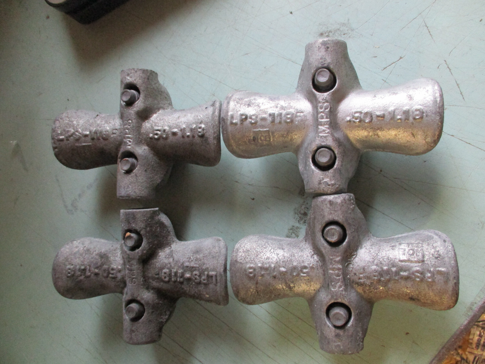 4 PACK MPS GALVANIZED LPS-188 F Suspension Trunnion Clamp .50-1.18 LPS-188-F D10