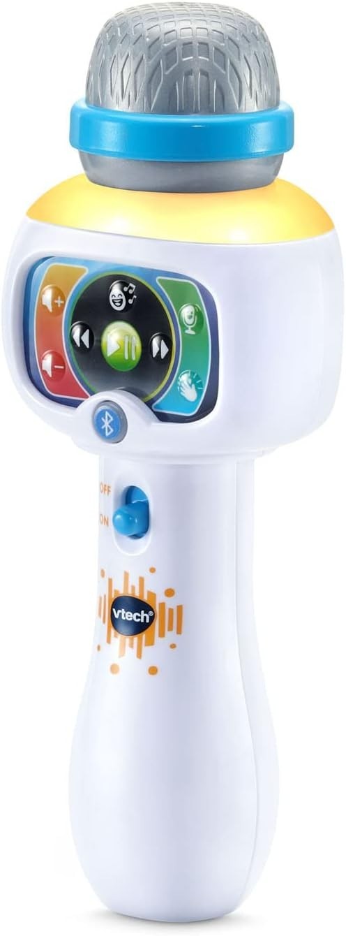 VTech Sing It Out Karaoke Microphone Bluetooth Wireless Technology White *NEW*