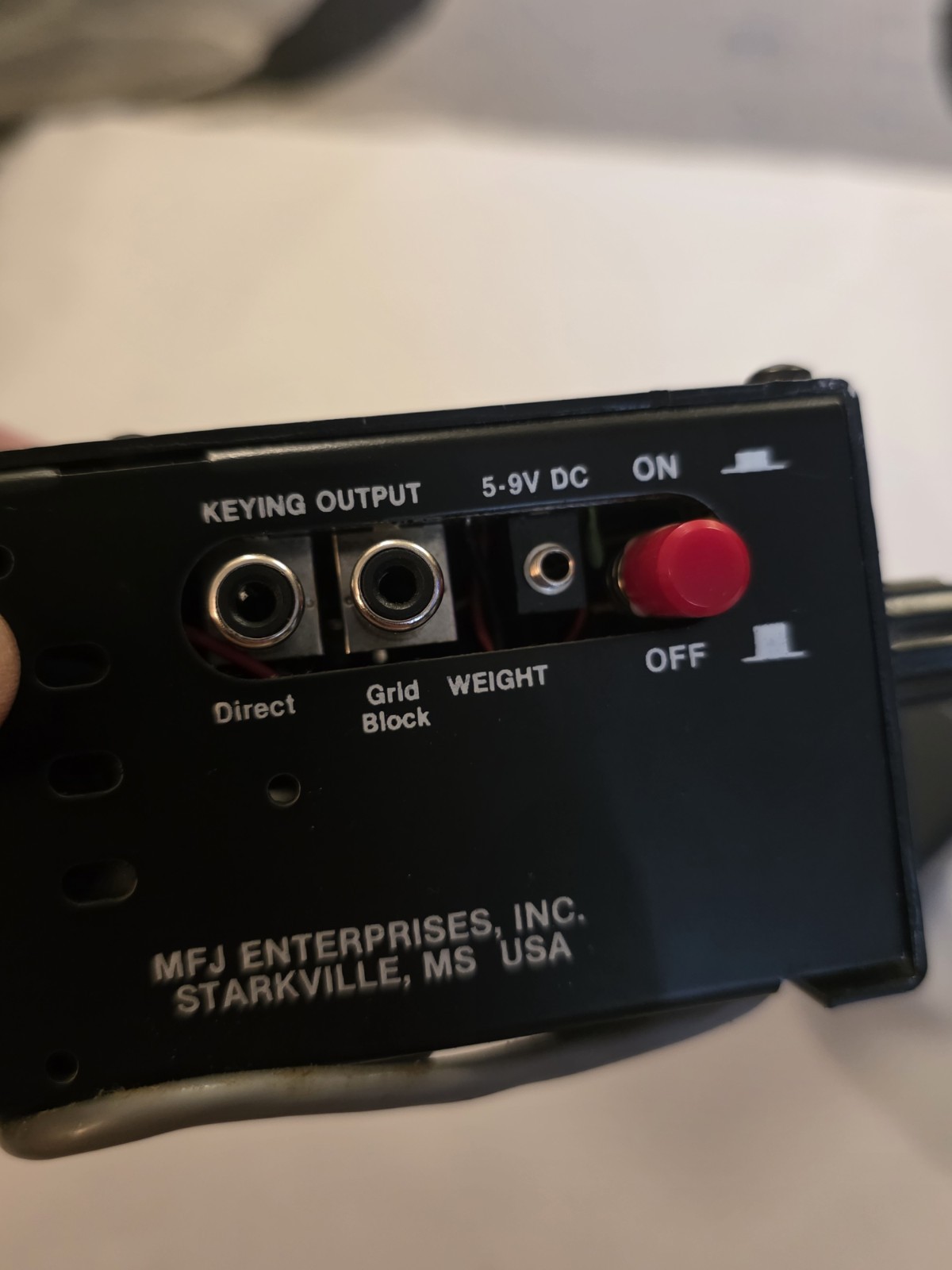 MFJ-422B-X Electronic Keyer Paddle