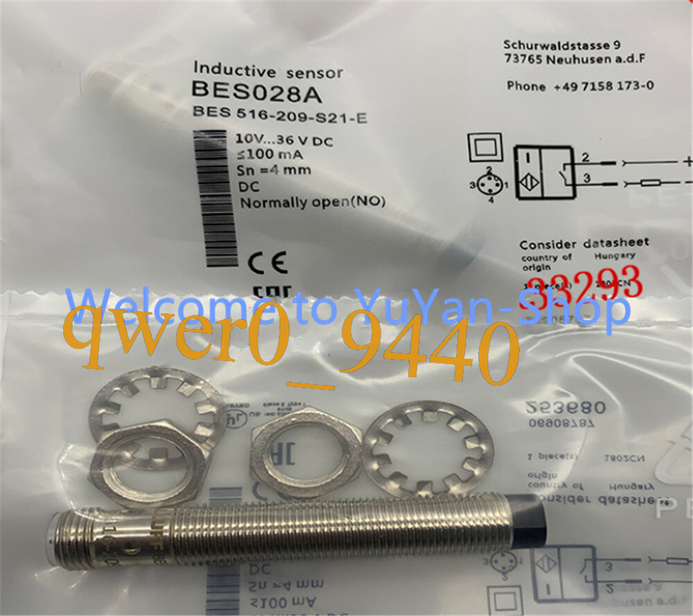 NEW BALLUFF BES-516-209-S21-E BES028A PROXIMITY SENSOR