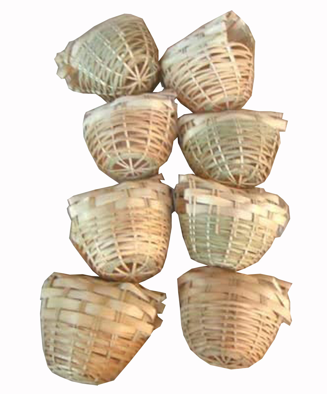 Bird Finch Natural Bamboo Nests #8221 - Lot of 8 pcs