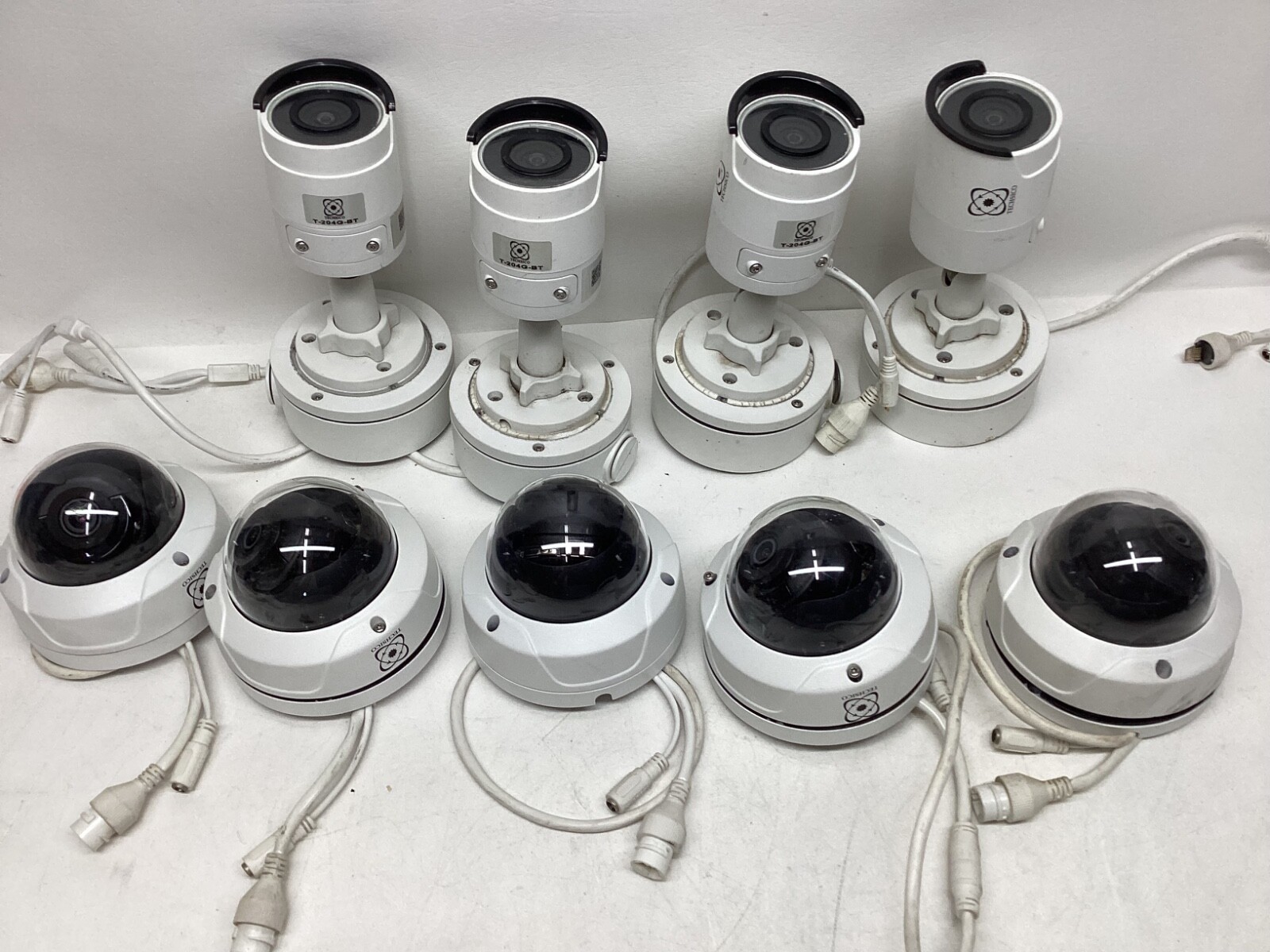 9-Techsico Security Cameras UNTESTED