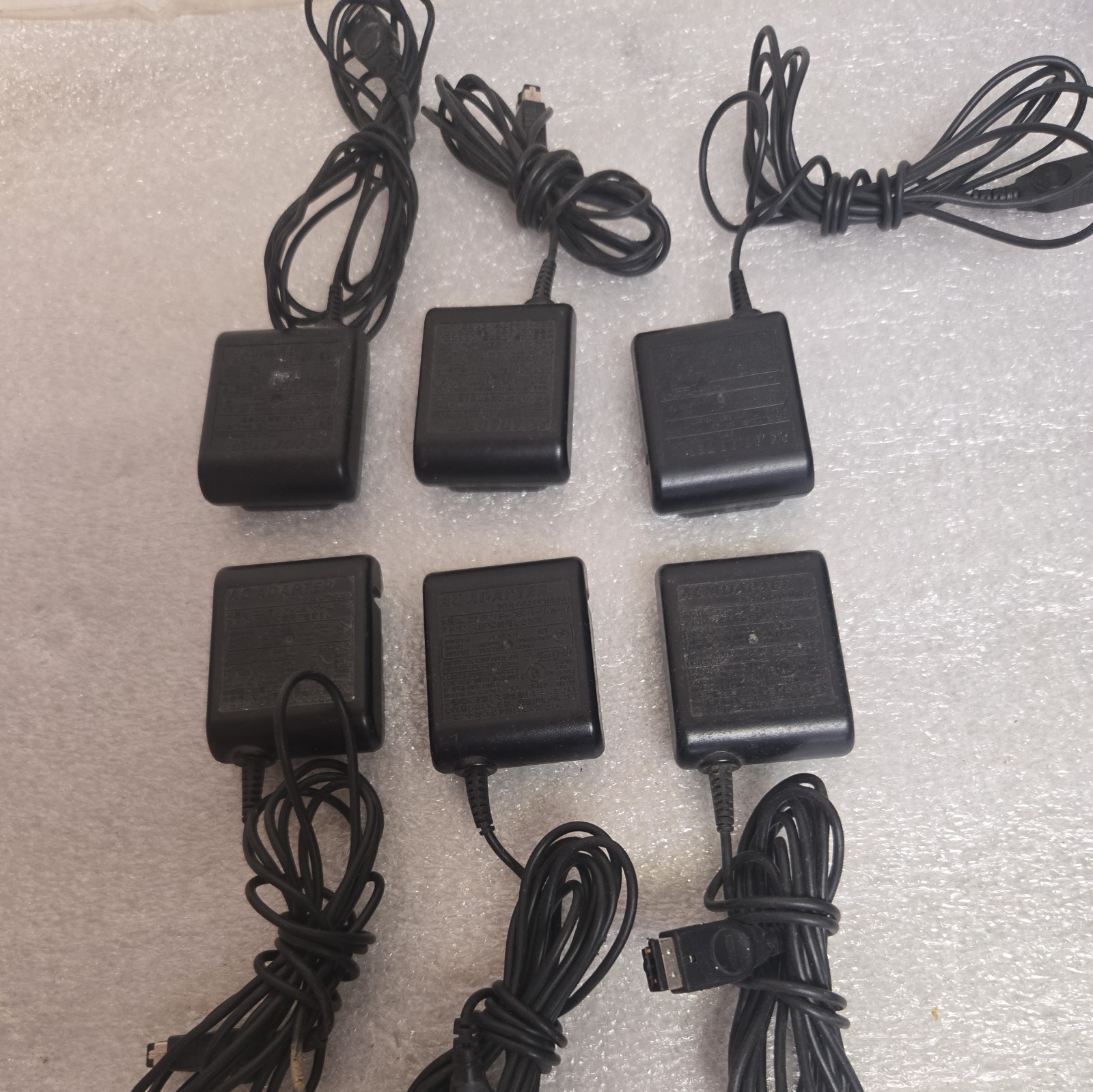 Lot (6) Nintendo AC Adapter NTR-002 (JPN/USA) Nintendo DS Game Boy Advance OEM