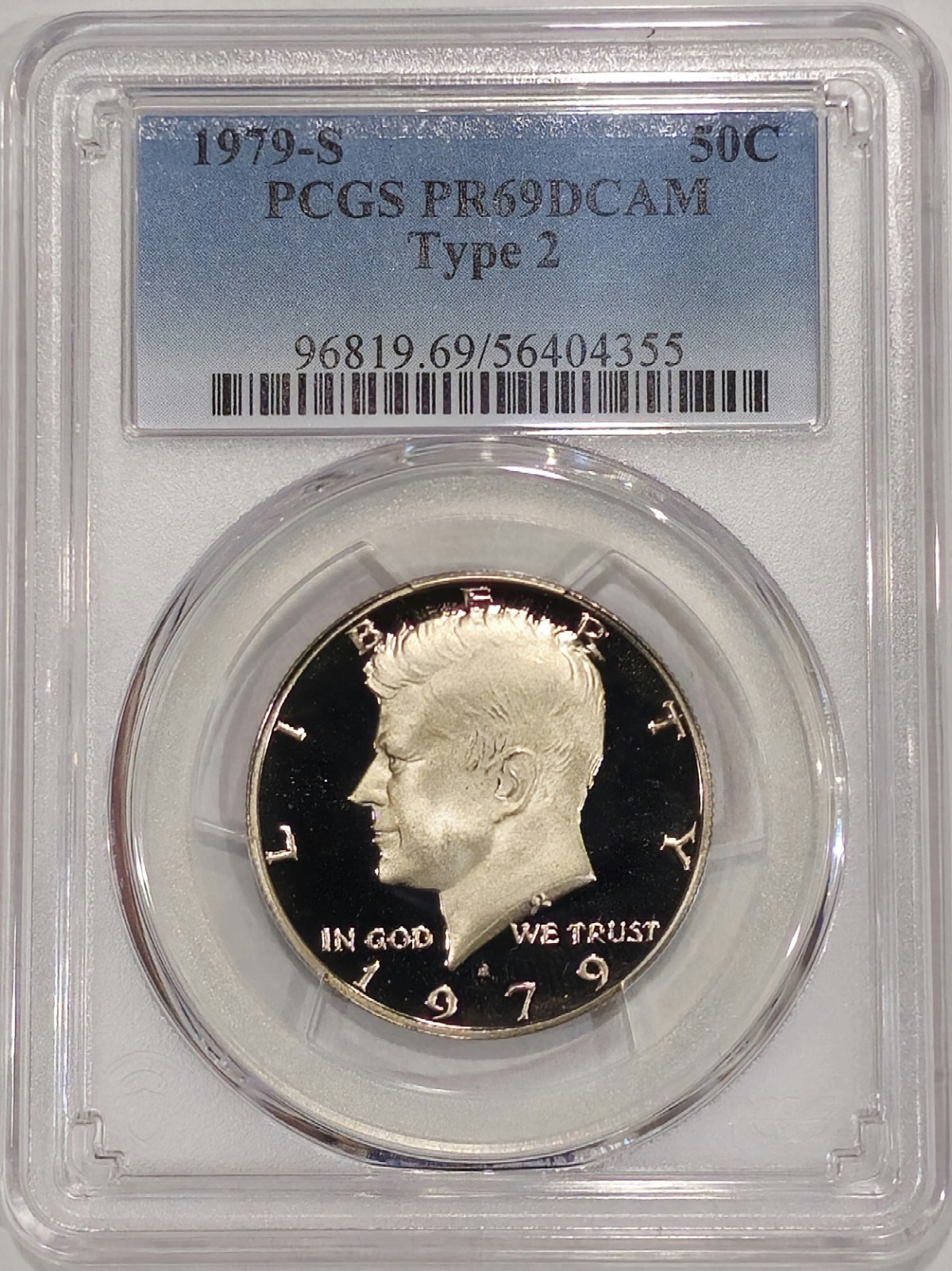 1979-S Kennedy Half Dollar Type 2 PR69 DCAM PCGS