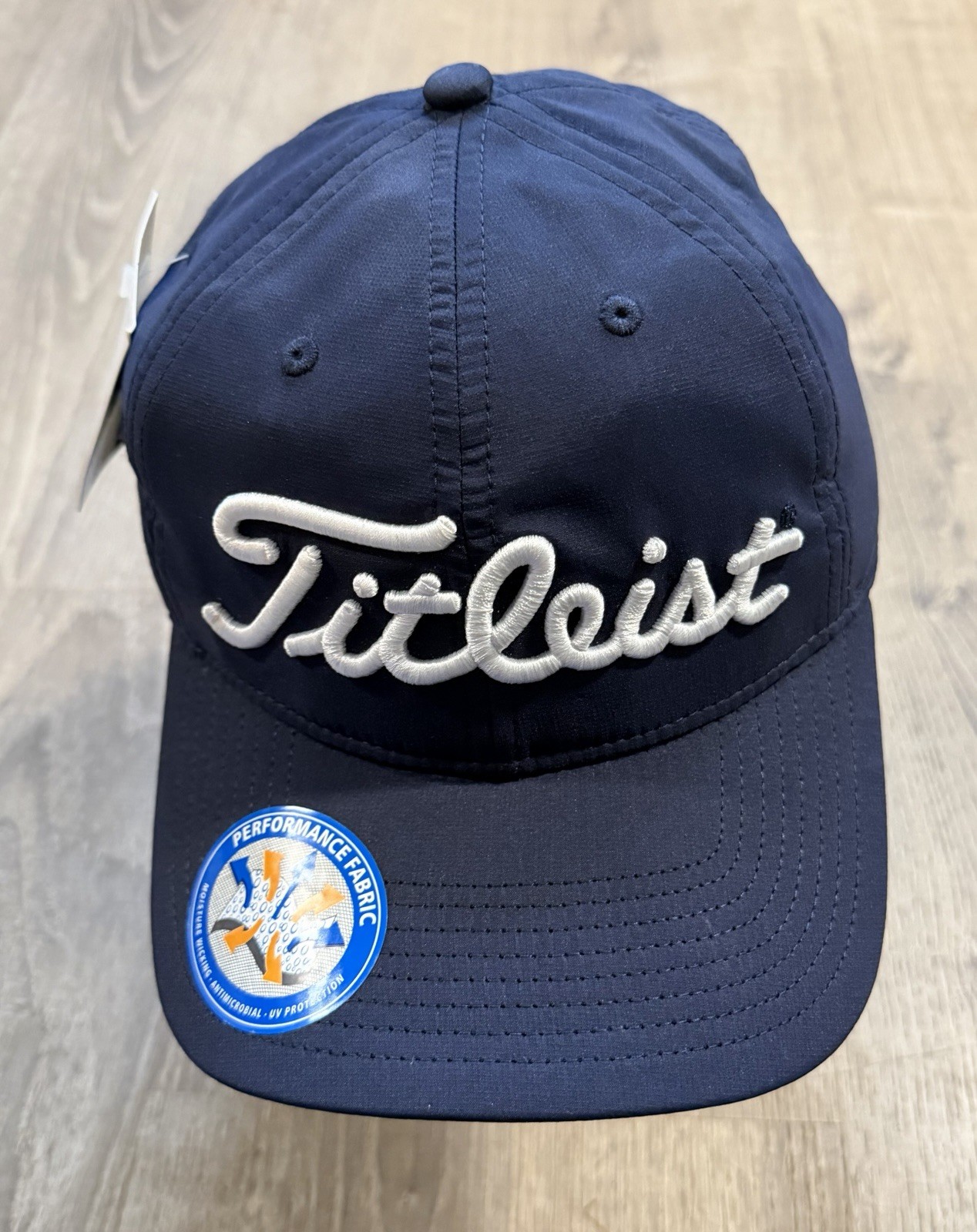 Titleist NXT Tour Adjustable Strap Golf Hat Script NOS Navy Blue NWT