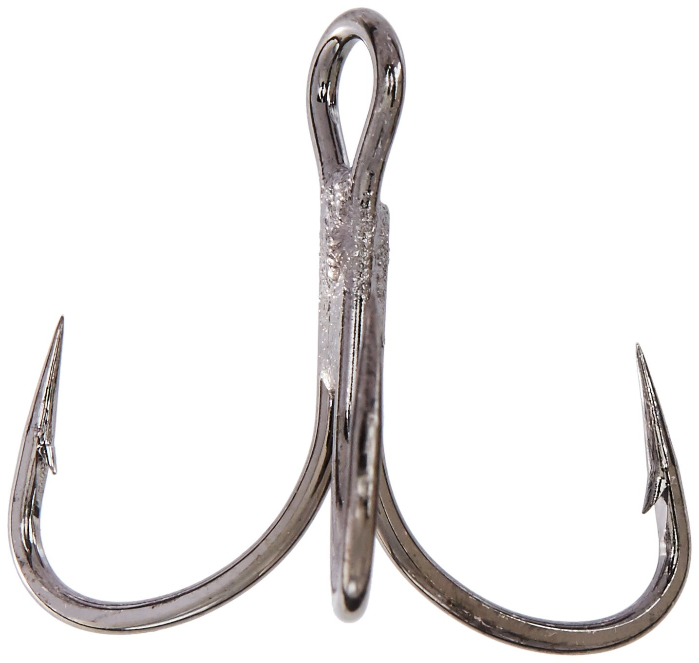 Mustad KVD Elite Triple Grip Treble 2X Short 1X Strong, 8, Black Nickel