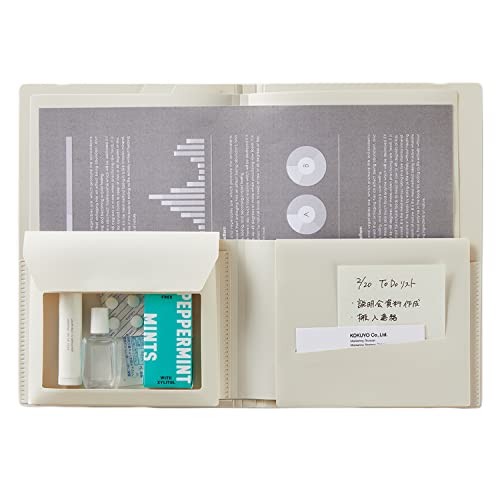 KOKUYO Document File BIZRACK A4 2-Fold Off White