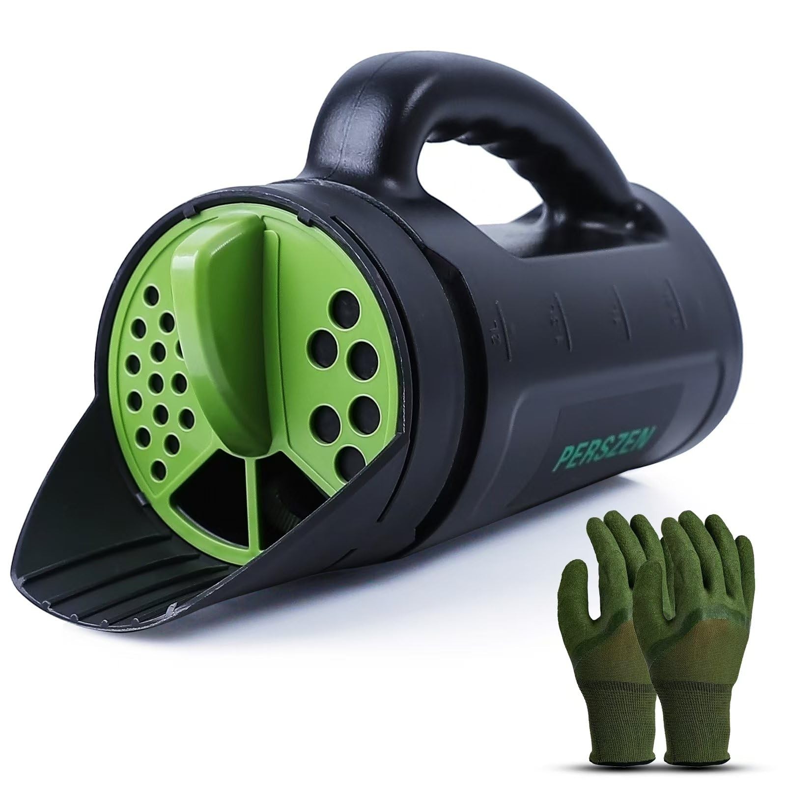 Seed Spreader Hand Held, Hand Spreader Lawn and Garden for Fertilizer Grass S...