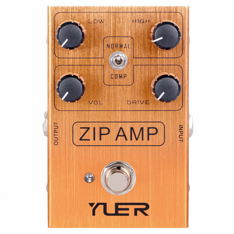 YUER ZIP AMP Overdrive Electric Guitar Effects Pedal True Bypass YF-39 ✅New