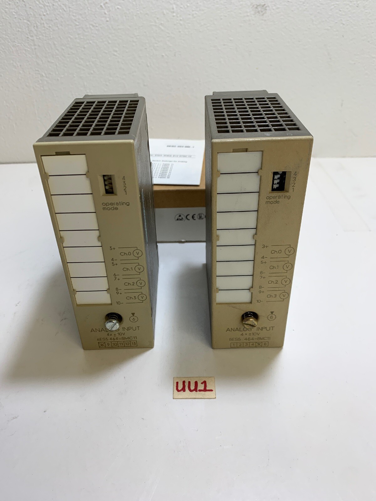 Siemens 6ES5 464-8MC11 Analog Input Module (Lot Of 2) *Warranty~Fast Shipping*
