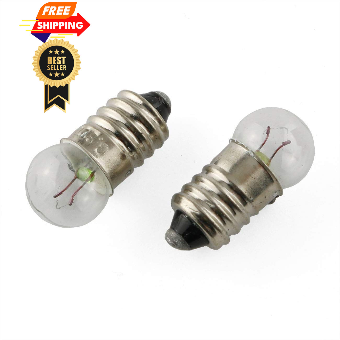 E-outstanding 10pcs E10 Mini Light Bulbs Experiment Screw Base Indicator...