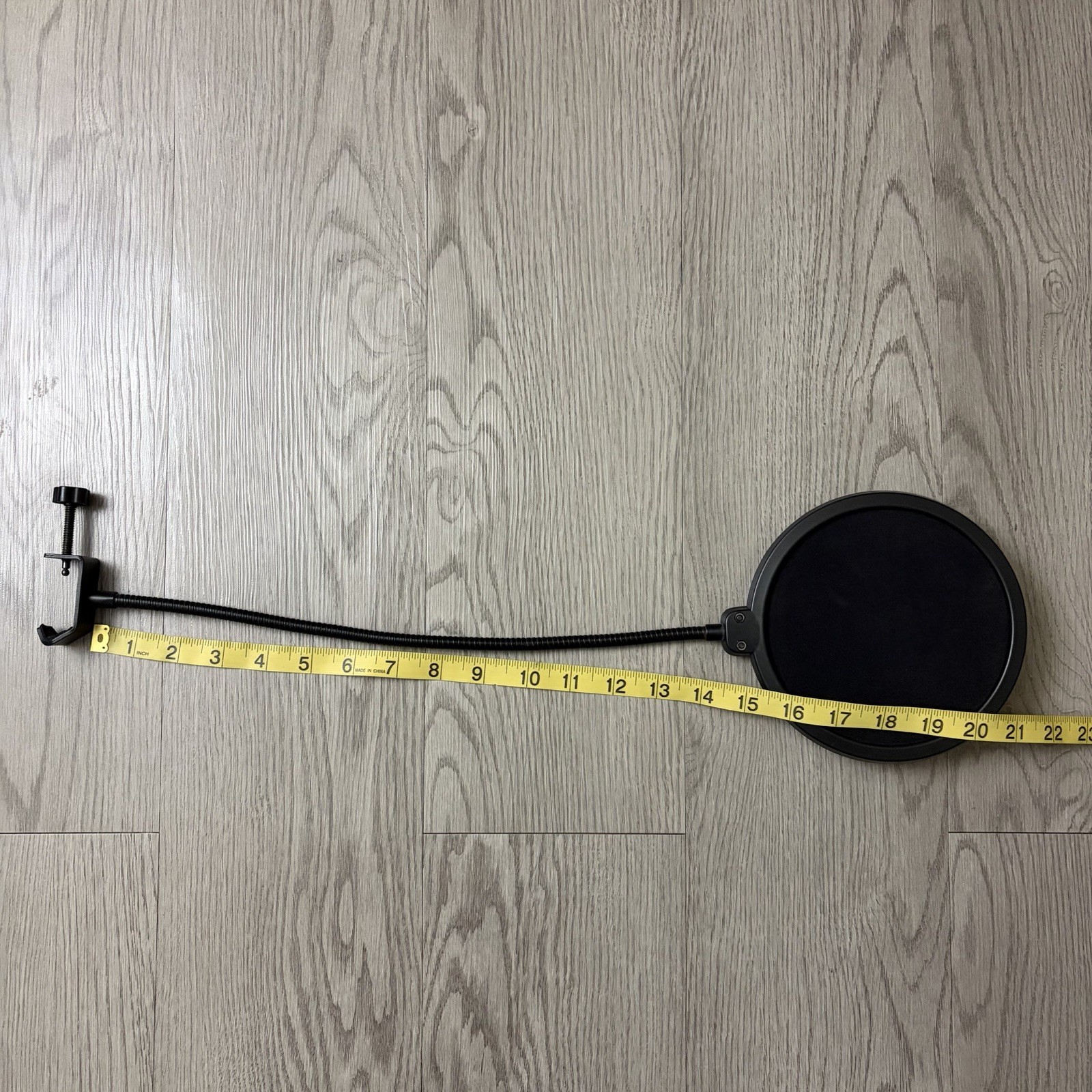 Microphone Pop Filter with Clamp 15" Gooseneck