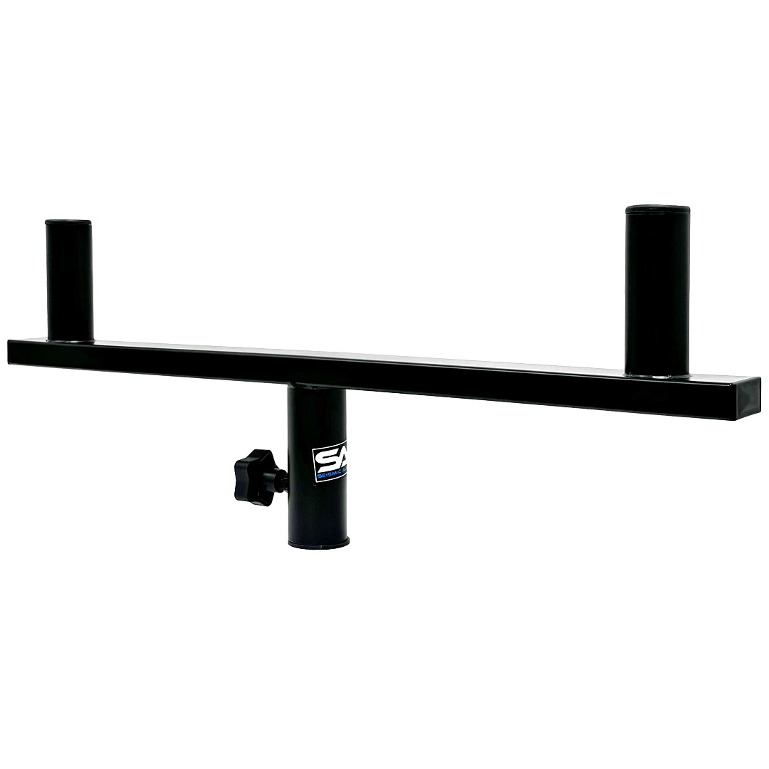 Seismic Audio Dual Speaker Mount Bar for PA/DJ Speaker Cabinets Live Sound