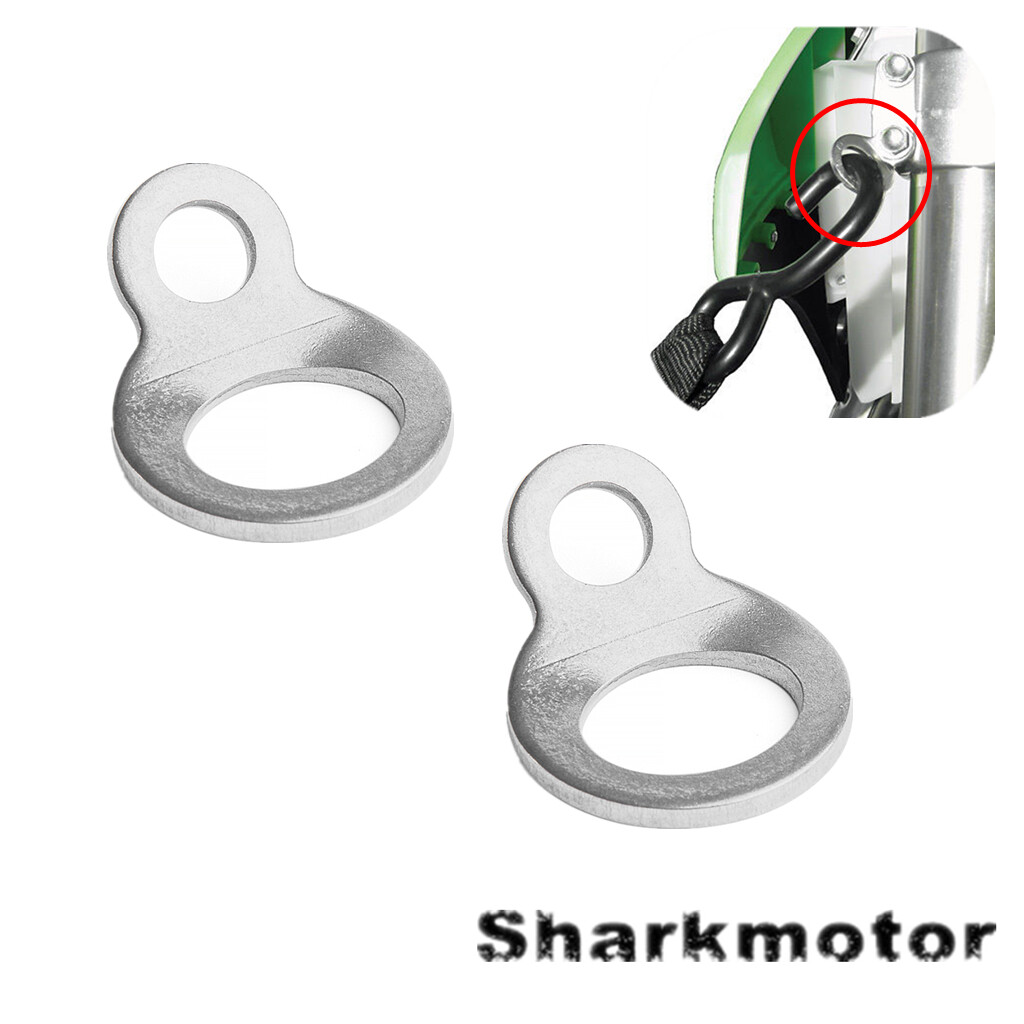 2PCS Dirt Bike Tie Down Strap Ring System Kits Anchor Point Tie Down Kit Release