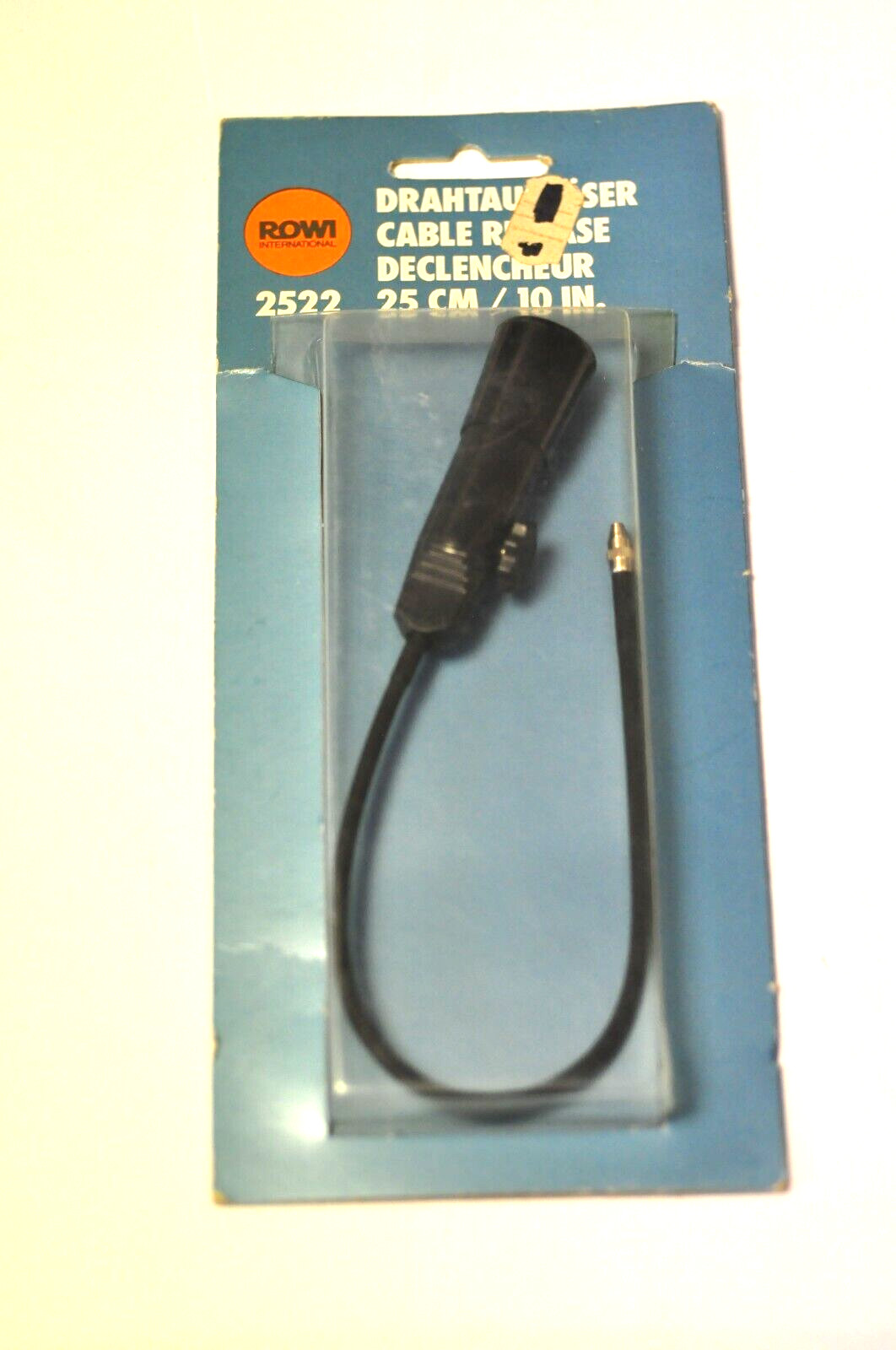 NEW VINTAGE ROWI 2522 CABLE RELEASE 10" MADE GEMANY ORIGINAL