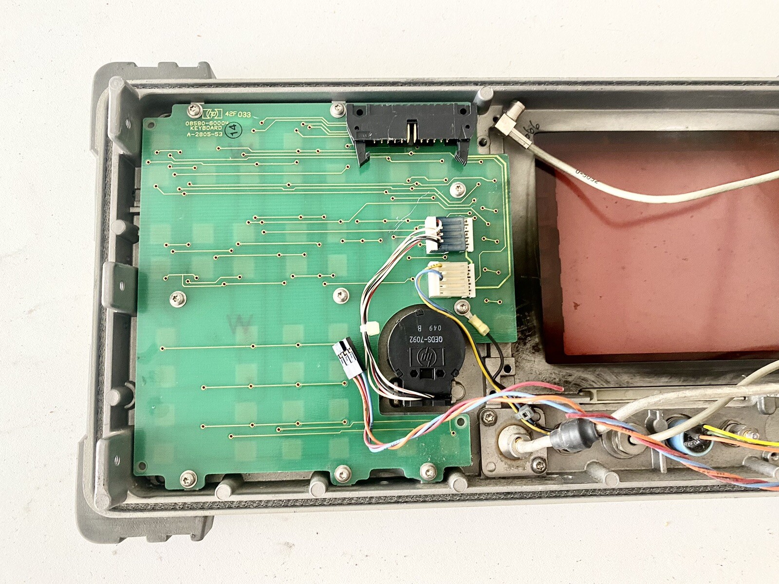 HP 8592B Spectrum Analyzer Front Panel Assembly – Genuine HP RF Replacement Part