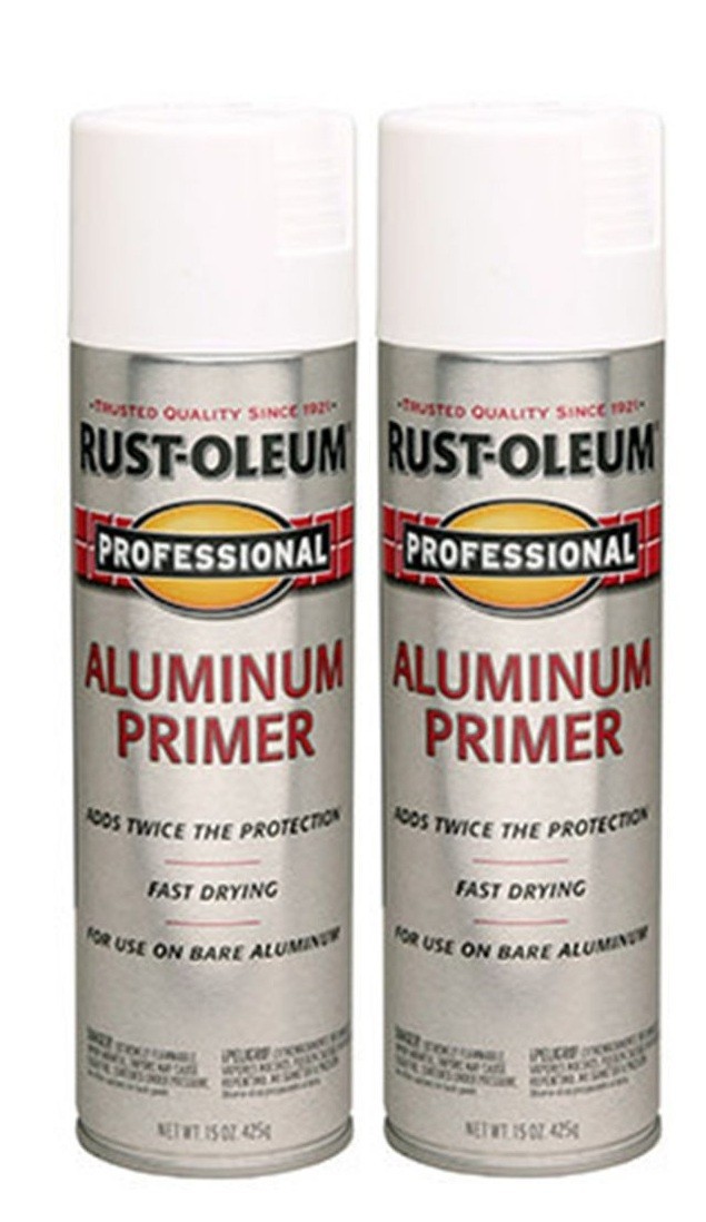 Rust-Oleum 254170 Professional Aluminum  Primer Spray 15 Ounce (Pack of 2)