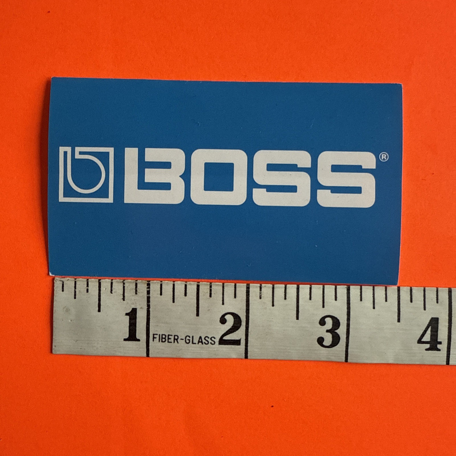 BOSS Guitar Petals Sticker NEW