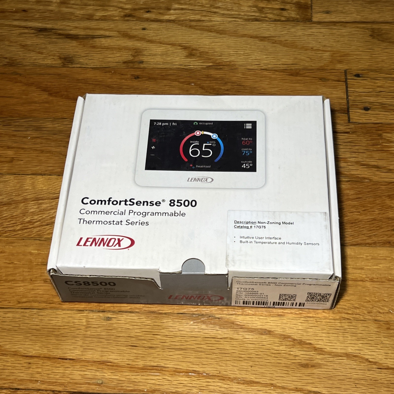 Lennox ComfortSense 8500 Commercial Programmable Thermostat Series - Non Zoning