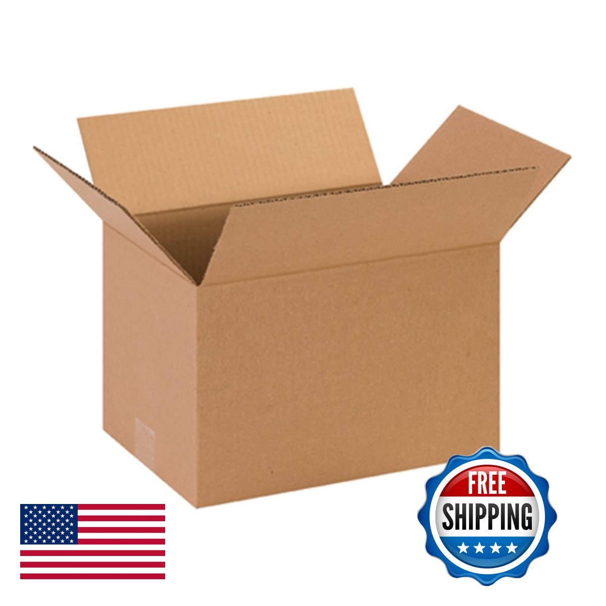 Aviditi Medium Corrugated Cardboard Boxes 13" x 9" x 7" Pack of 25